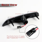 For 2010–2014 Ford Mustang Amber LED Turn Signal Front Side Marker Lights -Clear Lens