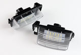 2003-2017 Nissan 350Z / 370Z / GT-R / Cube / Leaf White 18-SMD License Plate Lights (2pcs)