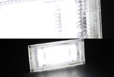 1999–2006 BMW E46 3-Series Coupe / 2-Door White 18-SMD LED License Plate Lights (2pcs)