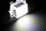 Mercedes-Benz W204 W212 W221 C216 C/E/S-Class White 18-SMD LED License Plate Lights (2pcs)