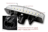 Lexus IS300 / ES300 / LS430 / RX350  White 18-SMD 6000K LED License Plate Lights (2pcs)