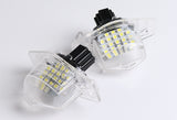 Honda HR-V / Insight / Element  White 18-SMD 6000K LED License Plate Lights (2pcs)