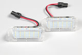 Ford Explorer / Escape / Expedition / Fusion White 18-SMD LED License Plate Lights (2pcs)