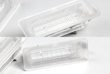 2005-2015 Smart Fortwo Coupe Convertible 451 White 18-SMD LED License Plate Lights (2pcs)