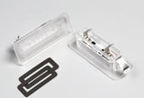 2005-2015 Smart Fortwo Coupe Convertible 451 White 18-SMD LED License Plate Lights (2pcs)