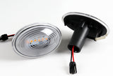 2007-2015 Mini Cooper R55 R56 R57 R58 R59 Amber LED Turn Signal Front Side Marker Lights -Clear Lens