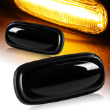Land Rover Defender / Freelander / Discovery Amber LED Turn Signal Front Side Marker Lights -Smoked Lens