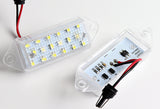 Mitsubishi Lancer Evolution X White 18-SMD 6000K LED License Plate Lights (2pcs)