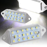 Mitsubishi Lancer Evolution X White 18-SMD 6000K LED License Plate Lights (2pcs)