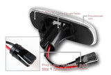 Audi A3 A4 A6 A8 TT Amber LED Turn Signal Front Side Marker Lights -Clear Lens