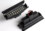 2016-2021 Mazda MX-5 Miata White 18-SMD 6000K LED License Plate Lights (2pcs)