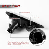 Mazda RX-8 / MX-5 Miata White LED Turn Signal Front Side Marker Lights -Clear Lens