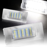 2007-2015 Mini Cooper R56 R57 R58 R59 White 6000K LED License Plate Lights (2pcs)