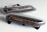 2012-2017 Mini Cooper R60 R61 Amber LED Turn Signal Front Side Marker Lights -Clear Lens