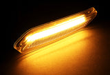 2012-2017 Mini Cooper R60 R61 Amber LED Turn Signal Front Side Marker Lights -Clear Lens