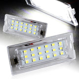 2000-2006 BMW X5 E53 Bright White 18-SMD 6000K LED License Plate Lights (2pcs)