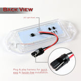 Volvo 850 940 960 S90 Saloon Xenon White SMD LED License Plate Lights (2pcs)