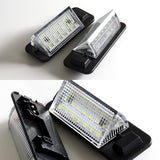 1992-1998 BMW E36 3-Series Xenon White 18-SMD 6000K LED License Plate Lights (2pcs)