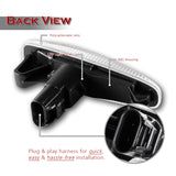 Mitsubishi Lancer EVO X / Mirage Sequential Amber LED Signal Side Marker Lights -Clear Lens