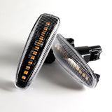 Mitsubishi Lancer EVO X / Mirage Amber LED Signal Side Marker Lights -Clear Lens