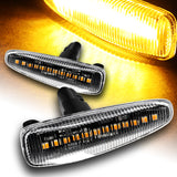 Mitsubishi Lancer EVO X / Mirage Amber LED Signal Side Marker Lights -Clear Lens