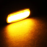Jeep Grand Cherokee / Patriot / Compass Amber LED Turn Signal Front Side Marker Lights -Clear Lens