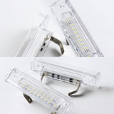 Mercedes-Benz SL / E Class W124 S124 R129 White 18-SMD LED License Plate Lights (2pcs)
