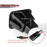 2017-2021 Ford F250 F350 F450 Super Duty Xenon White LED License Plate Lights (2pcs)