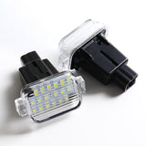 2014-2020 Mazda 3 / Mazda 6 Bright White 18-SMD LED License Plate Lights (2pcs)