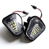 Volkswagen VW Jetta / Passat / CC / Beetle White LED Side Mirror Puddle Lights -Clear Lens