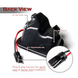 Volkswagen VW Jetta / Passat / CC / Beetle White LED Side Mirror Puddle Lights -Clear Lens