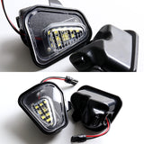 Volkswagen VW Jetta / Passat / CC / Beetle White LED Side Mirror Puddle Lights -Clear Lens