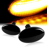 Subaru Impreza WRX STI / Forester / Liberty Amber LED Turn Signal Front Side Marker Lights -Smoked Lens