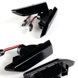 2017-2020 Mini Cooper Countryman Amber LED Turn Signal Front Side Marker Lights -Smoked Lens