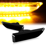 2017-2020 Mini Cooper Countryman Amber LED Turn Signal Front Side Marker Lights -Smoked Lens