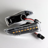 2017-2020 Mini Cooper Countryman Amber LED Turn Signal Front Side Marker Lights -Clear Lens