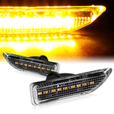 2017-2020 Mini Cooper Countryman Amber LED Turn Signal Front Side Marker Lights -Clear Lens