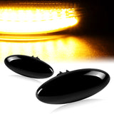 Toyota Corolla / RAV-4 / Yaris Amber LED Turn Signal Front Side Marker Lights -Smoked Lens