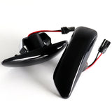 Volvo S60 S80 V70 XC70 XC90 Sequential Amber LED Turn Signal Front Side Marker Lights -Smoked Lens