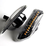 Volvo S60 S80 V70 XC70 XC90 Amber LED Turn Signal Front Side Marker Lights -Clear Lens