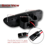 Volvo S60 S80 V70 XC70 XC90 Amber LED Turn Signal Front Side Marker Lights -Clear Lens