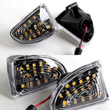 2007-2015 Smart Fortwo W451 Amber LED Turn Signal Front Side Marker Lights -Clear Lens