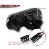 1985-2011 Honda Civic Amber LED Turn Signal Front Side Marker Lights -Smoked Lens