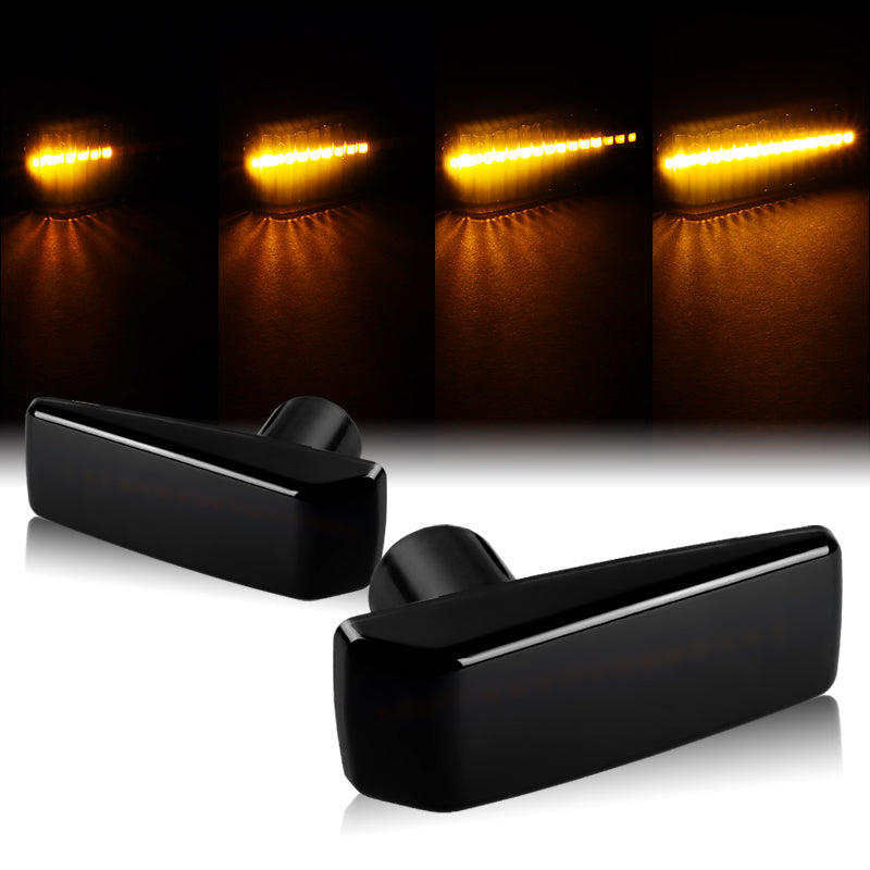 Mercedes Benz W124 W202 W140 Sequential Amber LED Turn Signal Front Si mercedes-benz-w124-w202-w140-sequential-amber-led-turn-signal-front-si