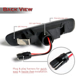 1998-2006 BMW 3-Series E46 Amber LED Turn Signal Front Side Marker Lights -Clear Lens