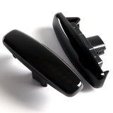 Infiniti M35 M45 G35 G37 / Nissan Pathfinder Sequential Amber LED Turn Signal Front Side Marker Lights -Smoked Lens