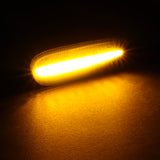 1993-2001 Subaru Impreza Amber LED Turn Signal Front Side Marker Lights -Smoked Lens