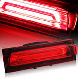 1991-1996 Chevrolet Corvette G2 LED 3RD Brake Light Rear Stop Lamp - Chrome Housing Red Lens