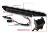 Chevrolet Colorado / GMC Canyon LED 3RD Brake Chrome Light Rear Stop Lamp - Clear Lens