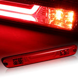 Chevrolet Colorado / GMC Canyon LED 3RD Brake Chrome Light Rear Stop Lamp - Red Lens